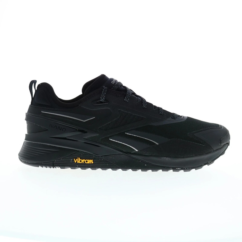 Mens Size 7 Reebok Nano X3 Adventure Vibram Black Training Gym Crossfit Shoes